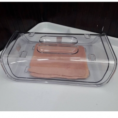 Porta frios transparente