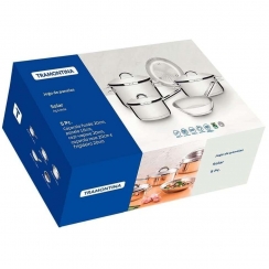 Jogo de panelas iinox 5p.