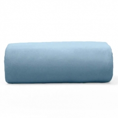 Lenol casal malha azul