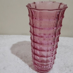 Vaso cristal ecolgico rosa 