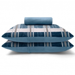 Jogo de cama casal queen 3p.