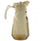 Jarra de vidro ambar